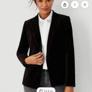 Ann Taylor Elegant Black Blazer